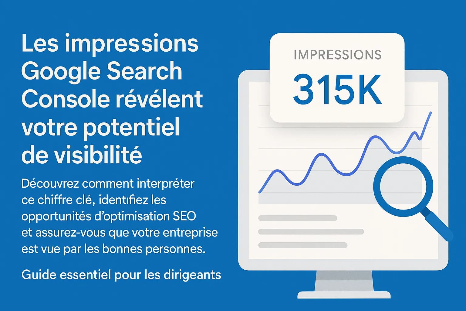 Ne Manquez Plus une Vue : Comment Exploiter les Impressions Google Search Console pour Amplifier Votre Visibilité